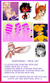 Commission Price List by DuArtPengu