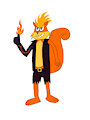 Ashton the Fire Squirrel by TinyTimBuck2
