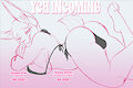 Cutie Booty YCH by MollyRosaline