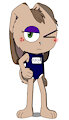 Flecky in a School Swimsuit :3 by FleckyDaBnuy
