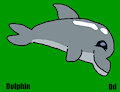 Dolphin (Oggy and the Cockroaches) in Green Animal Alphabet 1 by ABCAnimalsParody