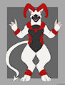 Red Horned Houndoom Adopt-OPEN