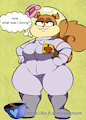 Sandy Cheeks in Suit