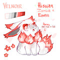 Adoptable - Hisuian Zorua x Eevee