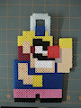 Stomp Wario Perler by ryuuiaryuusei