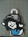 School Temmie Perler by ryuuiaryuusei