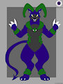Blue Green Houndoom Adopt-OPEN