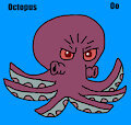 Octopus (Oggy and the Cockroaches) in Sky Blue Animal Alphabet 1
