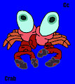 Crab (Oggy and the Cockroaches) in Blue Animal Alphabet 1