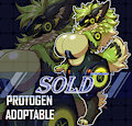 [ADOPTABLE] / Chubby Fluffion Protogen