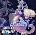 [ADOPTABLE] / Chubby Dramon Protogen