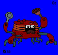 Crabby in Blue Animal Alphabet 1