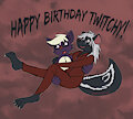 Twitchy Birthday by RazzleTheRed