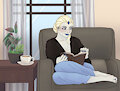 Quiet Reading by TwilightDawn