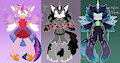 Sonic X MLP Princess and Villain Adopts (CLOSE) by LilCrazyBat