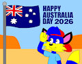 Happy Australia Day 2026 by CartoonFoxArt2002
