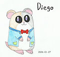Diego the Hamster by KatarinaTheCat18