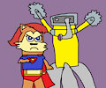 Super Squirrel Vs. The Sawbot