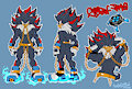 COMMISSION: Shadow-James Reference Sheet by Mimy92Sonadow