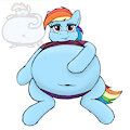 Filler eating dashie