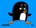Penguin (George of the Jungle (2007)) in Sky Blue Animal Alphabet 1