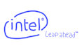 intel leap ahead logo by frogtable125