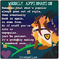 ☆ Weekly Affirmation ☆