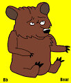 Grizzly Bear (Martha Speaks) in Yellow Animal Alphabet 1