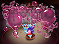 Pink Bubble-phant Show | Comm by InfinityArtistix