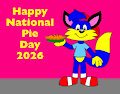 Happy National Pie Day 2026/Happy International Zebra Day by CartoonFoxArt2002