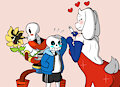 Toriel's suprise for Sans by HunterZero
