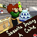 Sazanka Dressing A Cake by SinisterSlyFox