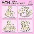 YCH Pony Valentines / OPEN Slots