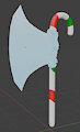 Ice Cane Axe by Netherkitty
