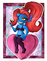 Chibi Undyne by Xan151