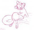 Buck Pinup!  by Weaselgrease