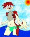 a day at the beach by PURRfect93