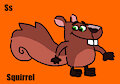 Squirrel (George of the Jungle (2007)) in Orange Animal Alphabet 1