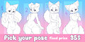 [OPEN] Pick your pose by Freylika