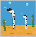 Garden eels by Hinako20