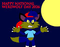 Happy National Werewolf Day 2026 by CartoonFoxArt2002