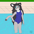 School Swim by KittyPrint