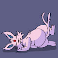 Sleepy Espeon by AlphabetABC
