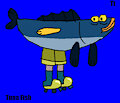 Child Tuna's Dad (Zig and Sharko) in Blue Animal Alphabet 1 by ABCAnimalsParody