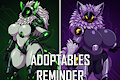 [ADOPTABLES REMINDER] by Sheecktor