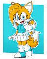 Miles "Tails" Prower genderswap - Millie "Tailsko" Prower by Slaan6