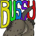 Animated "bussy" sticker by Moshimoomoo