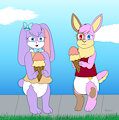 Ice Cream Bunnies -By StarryBiBi- by DanielMania123