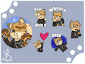 Commission: Simeeshe new icon and emotes by VanillaRoad