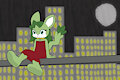 Chilling In The city Night by Ticklebunny